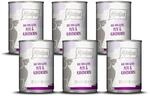 MjAMjAM - Premium Nassfutter f&uuml;r Hunde - DUO von guter Pute & Kaninchen, 6er Pack (6