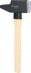 BRILLIANT TOOLS BT077250 Schlosserhammer mit Hickory-Stiel, 2500g, franz&ouml;sische Form