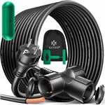 KESSER&reg; Verl&auml;ngerungskabel 15m Mehrfachstecker mit 3 x Schuko Stecker mit