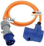 Brennenstuhl Camping CEE-Adapterleitung mit CEE-Stecker und Winkelkupplung inkl.