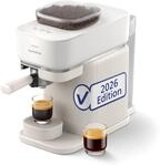 PHILIPS Baristina Espressomaschine, Automatisches Mahlen, Tampen & Br&uuml;hen, 16...