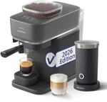 PHILIPS Baristina Espressomaschine und Milchaufsch&auml;umer Paket &ndash;Automatisches