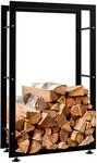 CLP Kaminholzst&auml;nder Keri V2 I Aus Schwarzem Metall I Kaminholzregal Mit