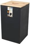 EDA - Jura Montania Stone Granulatbox 36 l &ndash; f&uuml;r 20 kg Pellets &ndash; Schwarz 29,5 x