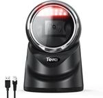 Tera Pro 2D QR Desktop Barcode Scanner Omnidirektional Einstellbarer Scankopf, USB