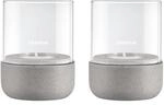 blomus Windlicht 2er Set Calma | Gr&ouml;&szlig;e XS | H 9,5 cm &Oslash; 7 cm | Satellite 
