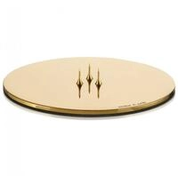ester & erik Candle Plate medium, 1 St&uuml;ck, Gold, Shiny