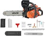 VEVOR 40cc Benzin-Kettens&auml;ge, 355 mm Benzin-Kettens&auml;ge, 1,8 PS starke S&auml;ge...