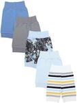 TupTam Unisex Baby Pumphose Sommershorts Baumwolle 5er Pack, Farbe: Koala...