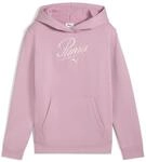 Puma M&auml;dchen Script Hoodie FL G Sweatshirt, Poised Pink, 176 EU
