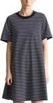 Marc OߴPolo Denim Damen Jerseykleid mit Rundhalsausschnitt gestreift, Blau...