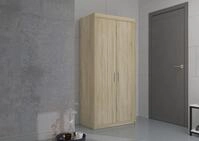 Kuechen-preisbombe Elena 2-t&uuml;rig Kleiderschrank Dreht&uuml;renschrank...