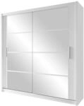 Mirjan24 Kleiderschrank Johnson 160, Schwebet&uuml;renschrank, Garderobeschrank mit