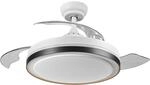Osram LED-Deckenventilator Wei&szlig;, leise, Fernbedienung