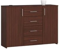 AKORD Kommode K45 110 cm | mit 2 T&uuml;ren und 4 Schubladen | Schrank | f&uuml;r das