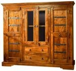 MASSIVMOEBEL24.DE | Oxford Highboard Akazie, Farbe:Hellbraun lackiert,