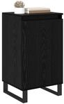 vidaXL Sideboard Schwarz Eichen-Optik 40 x 35 x 70 cm Holzwerkstoff, Stylisches