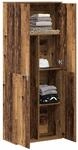 vidaXL Highboard Altholz 70 x 33,5 x 180 cm Holzwerkstoff, Modernes rechteckiges
