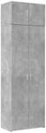 vidaXL Hochschrank Betongrau 70x42,5x225 cm Holzwerkstoff, Schrank hoch,