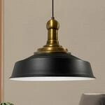 bamyum Asletl Long-Knob H&auml;ngelampe Industrial Vintage &Oslash;41 cm, K&uuml;chenlampe...