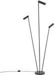 Qazqa Modern Stehleuchte, Stehlampe - Thomas - Schwarz, max. 10W, Geeignet f&uuml;r...