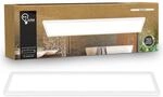 B.K.Licht - LED Deckenlampe mit indirektem Licht, Flach, Neutralwei&szlig;es Licht, IP44,