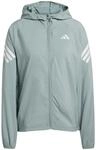 adidas Women's ADI365 Running Iconic Hooded Jacket, Wonder Sage, XXS