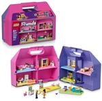 LEGO Friends Kreativer Puppenhauskoffer - Reisespielzeug mit 8 Zimmer Haus, 2