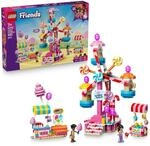 LEGO Friends Cupcake-Riesenrad - Interaktives Spielset mit Jahrmarktspielen, 3