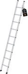 PROREGAL Sprossen-Anlegeleiter 350mm ohne Traverse Made in Germany | 9 Sprossen 