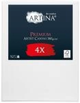 Keilrahmen Leinwand zum Bemalen 50x70 cm &ndash; Artina Premium 4er Set FSC&reg;...