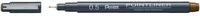 Pentel Pointliner S20P-5SP, Fineliner, sepia, wasserfest und lichtecht, 0.5 mm, 1