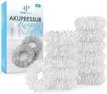 Health Press Akupressurring Finger Klein &ndash; 12er Set Silber &ndash; Anti Stress...