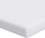 vidaXL Matratzentopper aus Memory-Schaum 90 x 200 cm Thick Weich Wei&szlig;