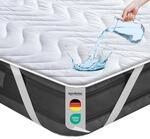 Komfortec Wasserdichter Matratzenschoner 140x200cm | Anti-Milben, Atmungsaktiv, Kein