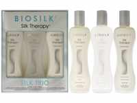BIOSILK SILK THERAPY 207+207+207 ml set 3pz shampoo/balsamo/olio brillantezza