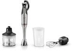 Bosch Stabmixer, Mixbecher, Universalzerkleinerer, Doppelschneebesen, Edelstahl