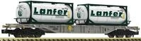 6660088 N Containertragwagen Sgnss, AAE + Lanfer Container, Ep. VI