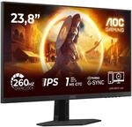 AOC 24G4ZRE 24 Zoll FHD Gaming Monitor, 260Hz, Fast IPS Panel, 1ms GtG, HDR10,...