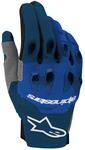 Alpinestars Pro-Dura Motocross Handschuhe, blau/wei&szlig;, S