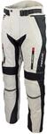 Helle Motorradhose f&uuml;r Sommer und Winter in schwarz/grau mit Protektoren,