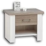 LUCA Eleganter Nachttisch im Landhausstil - Stilvoller Nachtschrank mit...