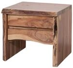 MASSIVMOEBEL24.DE | Nachttisch Akazie 45x40x45 Natur lackiert Pure Acacia #311...