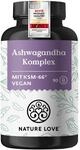 NATURE LOVE&reg; Ashwagandha Komplex &ndash; 600mg Ashwagandha pro Tagesdosis &ndash; 90 Kapseln