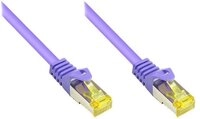 Good Connections RJ45 Ethernet LAN Patchkabel mit Cat. 7 Rohkabel und Rastnasenschutz