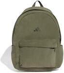 adidas Unisex Essentials Material Backpack, olive strata/night cargo, One Size