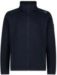 CMP Herren Giacca In Pile Knit-tech Da Uomo Jacke, B.Blue - Antracite, S EU