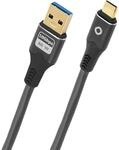 OEHLBACH USB Pulse AC - USB Typ A auf Typ C Kabel &ndash; 10 Gbps Datenrate, TPE-Mantel,