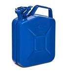 BW&reg; Benzinkanister Metall 5 Liter - Kraftstoffkanister Blau - RAL -...