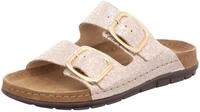 Rohde Damen Pantolette Leder Schnalle Muster schimmernd Rodigo-D 5857,...